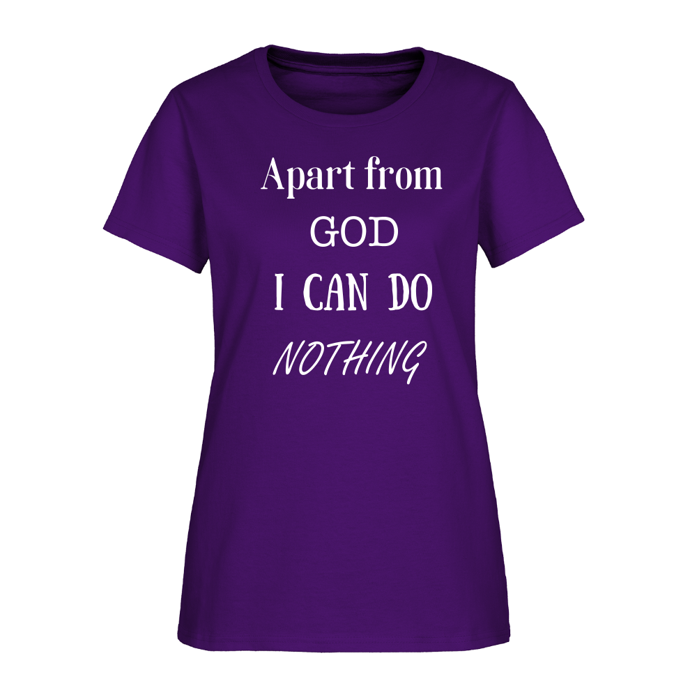 Apart From God Women's T-Shirt - purple