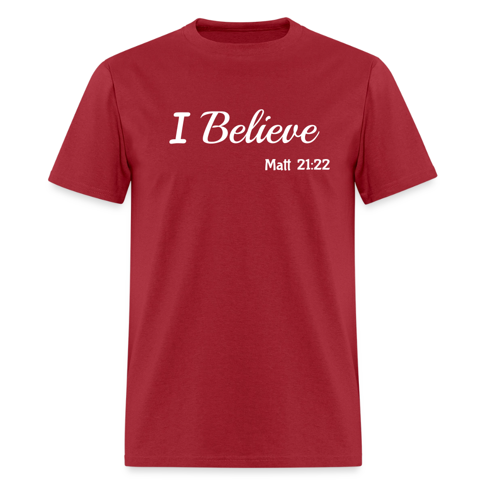 I Believe Unisex Classic T-Shirt - true red