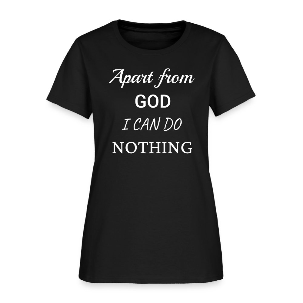 Apart From God Women's T-Shirt - black