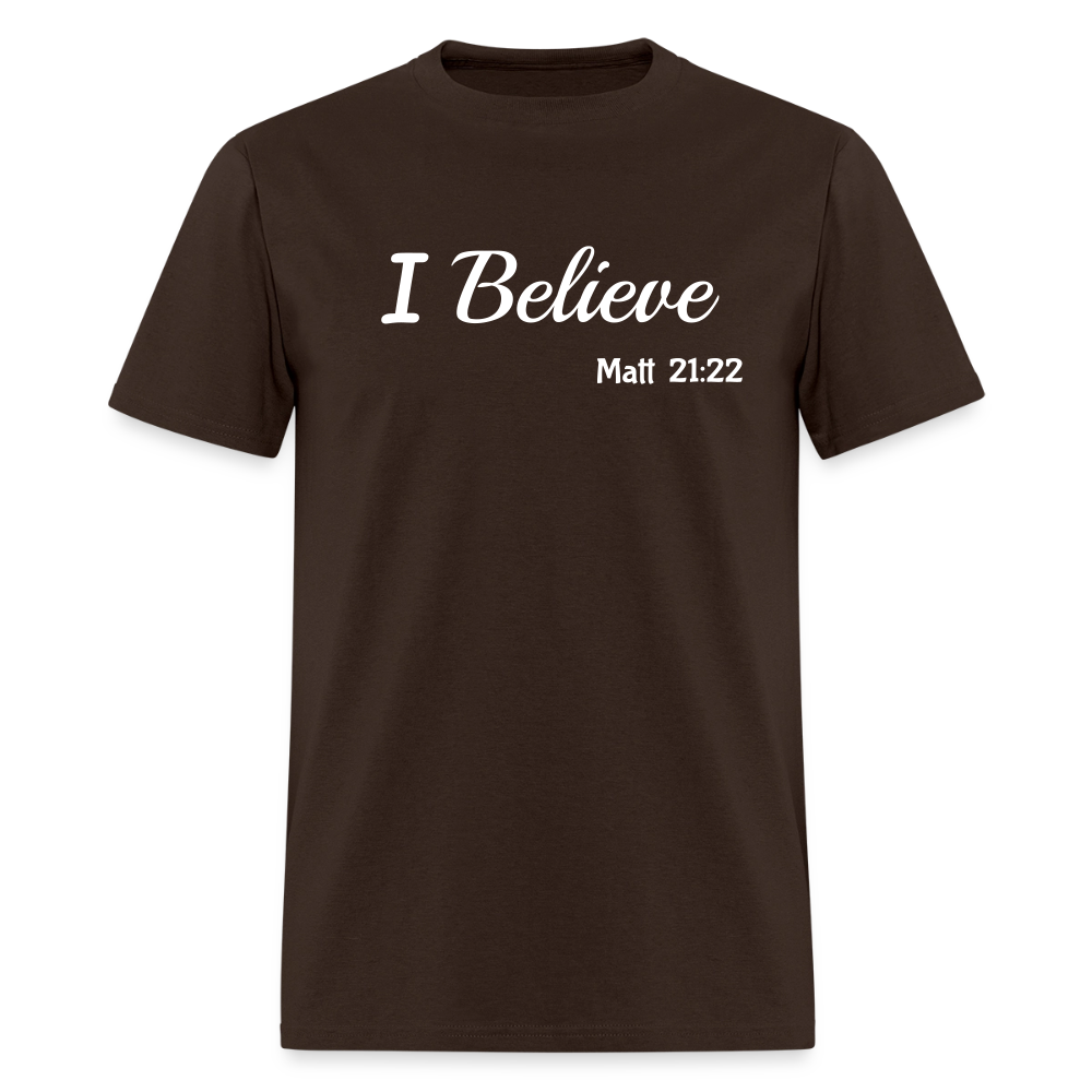 I Believe Unisex Classic T-Shirt - brown