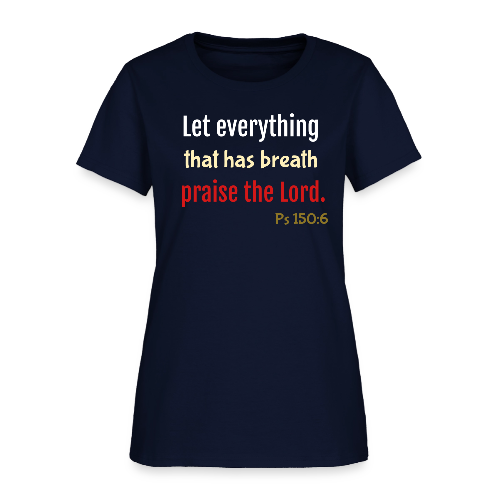 Breath Women's T-Shirt - navy