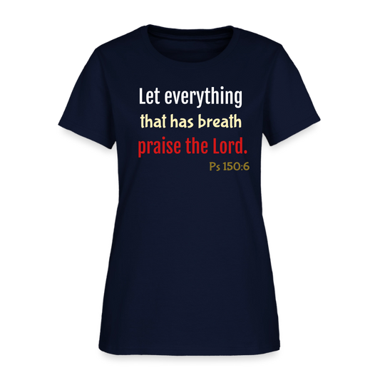 Breath Women's T-Shirt - navy