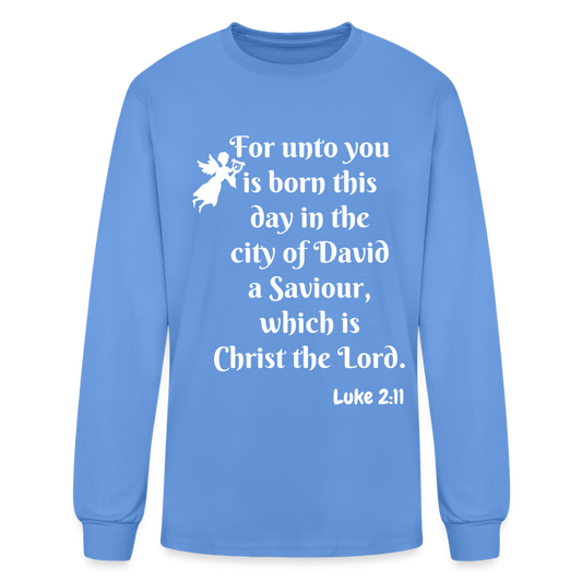 A Saviour Men's Premium Long Sleeve T-Shirt - carolina blue