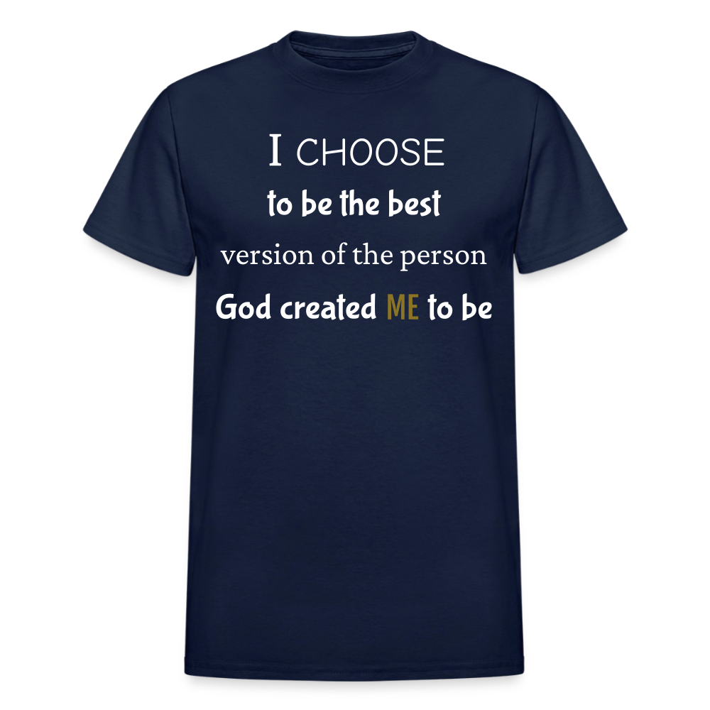 I Choose Me Heavyweight UnisexT-Shirt - navy