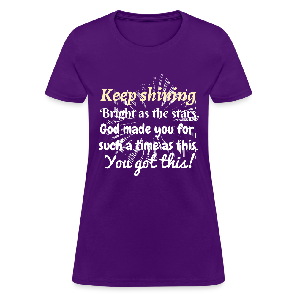 Keep Shining Women's T-Shirt - purple