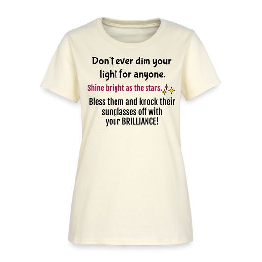 Shine Women's T-Shirt - off white