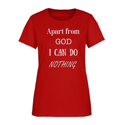 Apart From God Women's T-Shirt - red