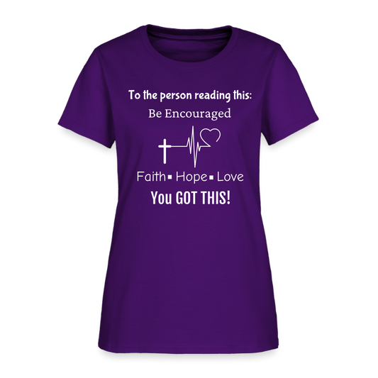 You Got This Women's T-Shirt - purple