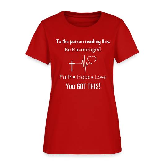 You Got This Women's T-Shirt - red