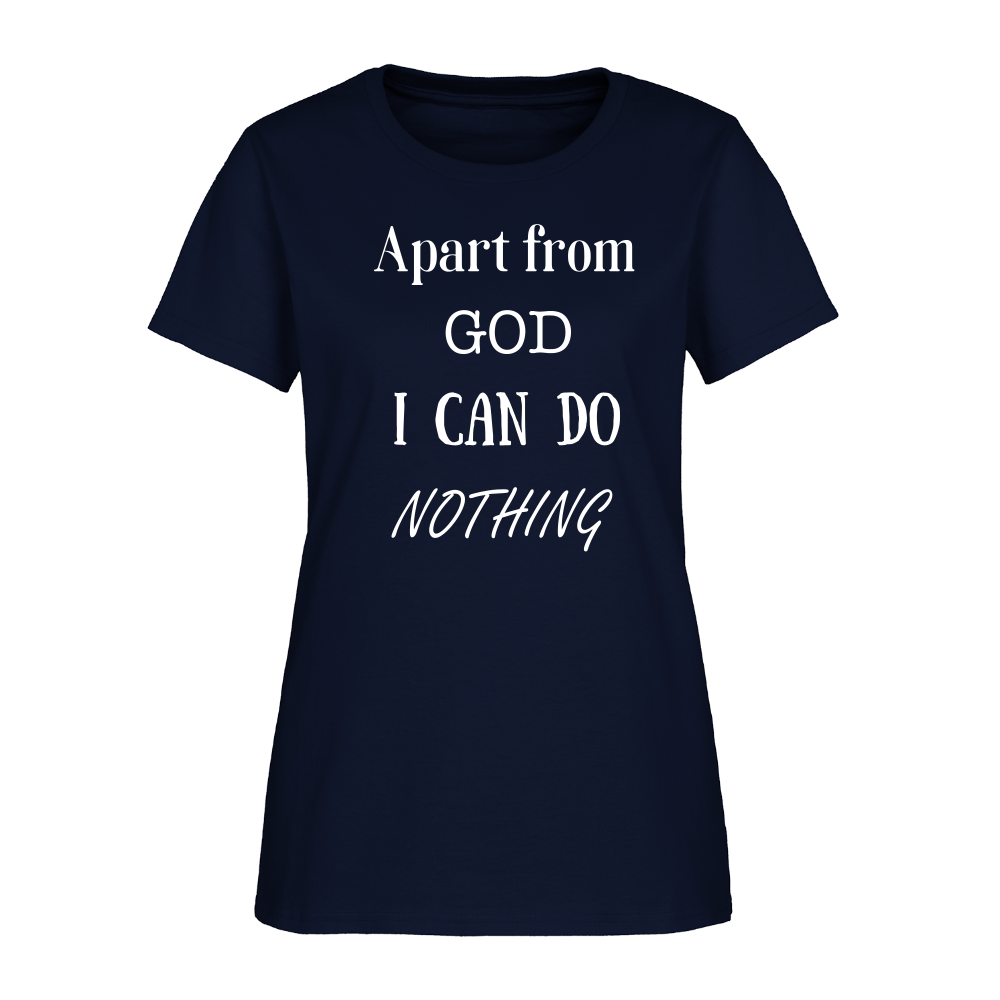 Apart From God Women's T-Shirt - navy