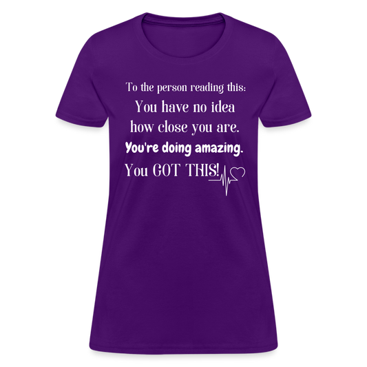 You Got This Women's T-Shirt - purple