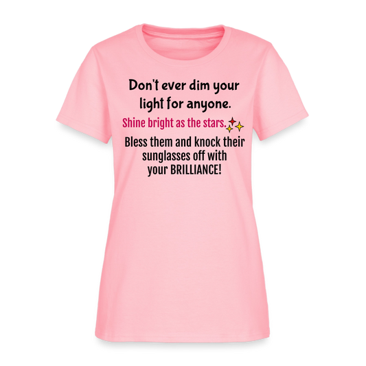 Shine Women's T-Shirt - pink
