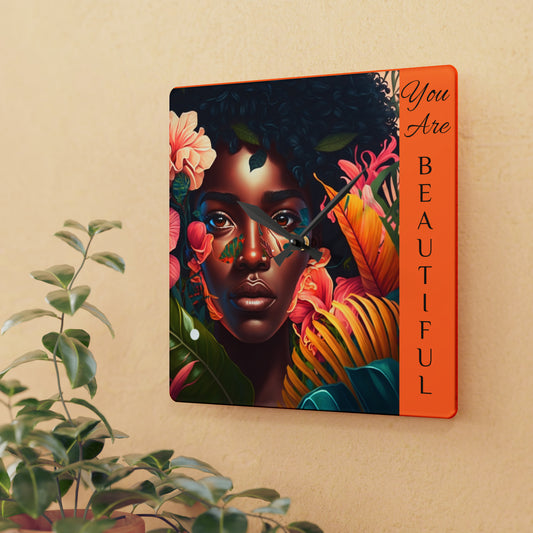 Beautiful Acrylic Wall Clock