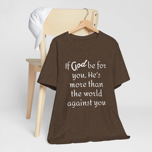 God Be For You Unisex Jersey Short Sleeve Tee