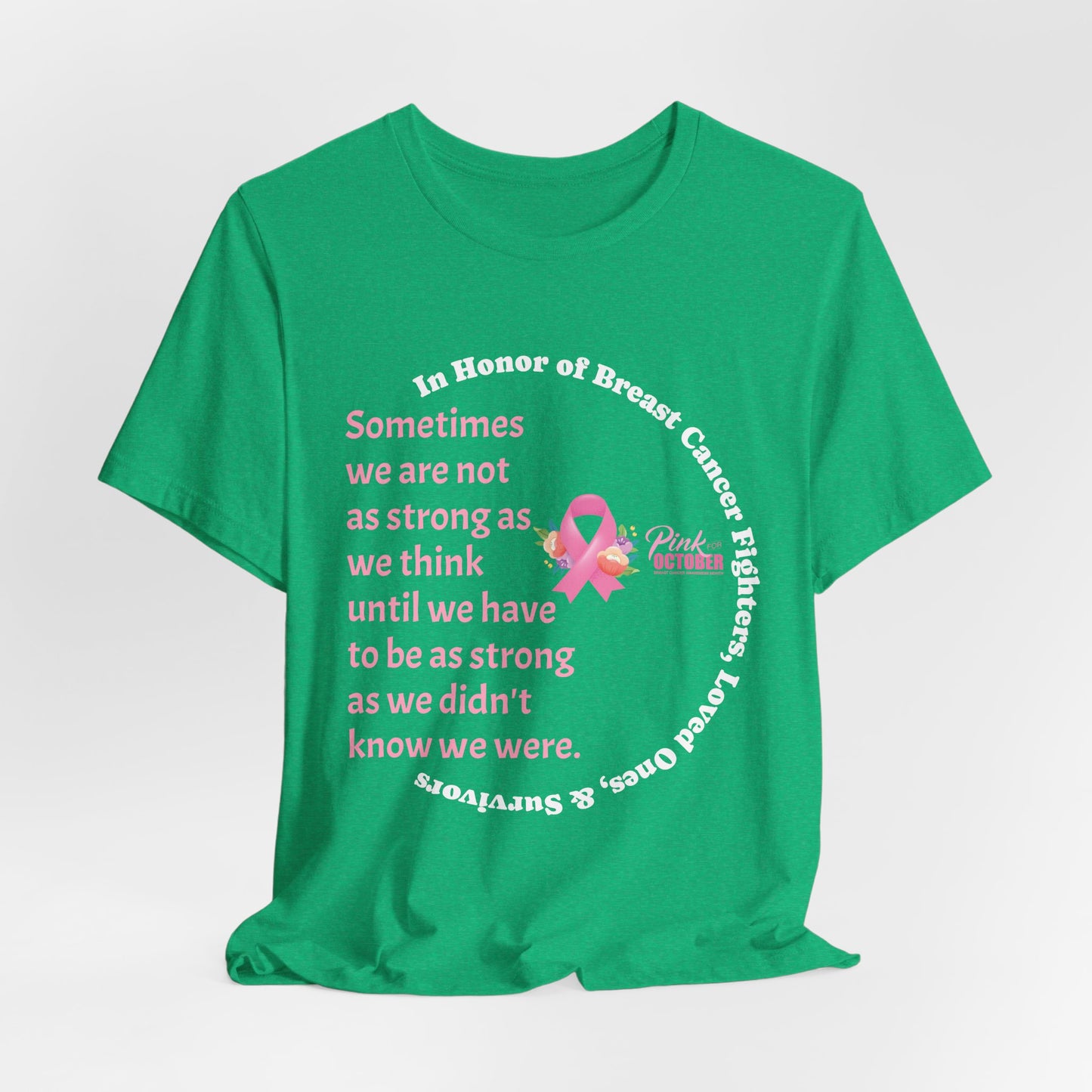 Breast Cancer Unisex Jersey Short Sleeve Tee