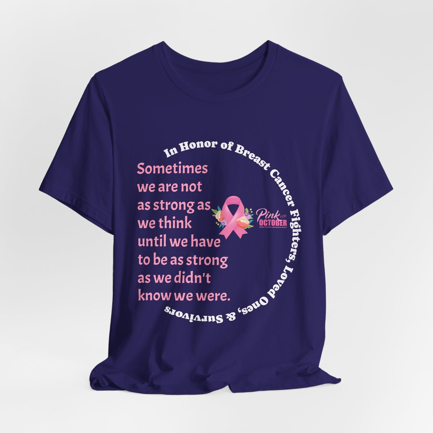 Breast Cancer Unisex Jersey Short Sleeve Tee
