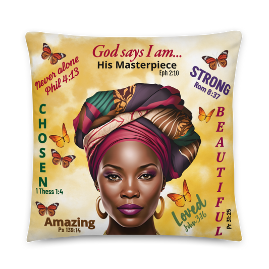 God Says Basic Pillow