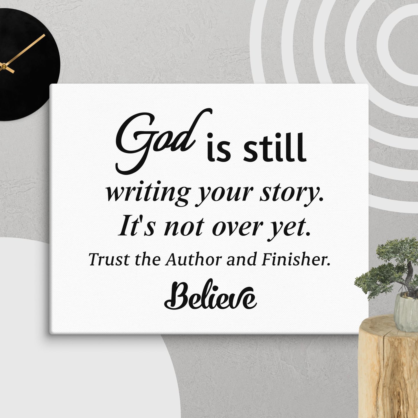 God's Writing Your Story Canvas