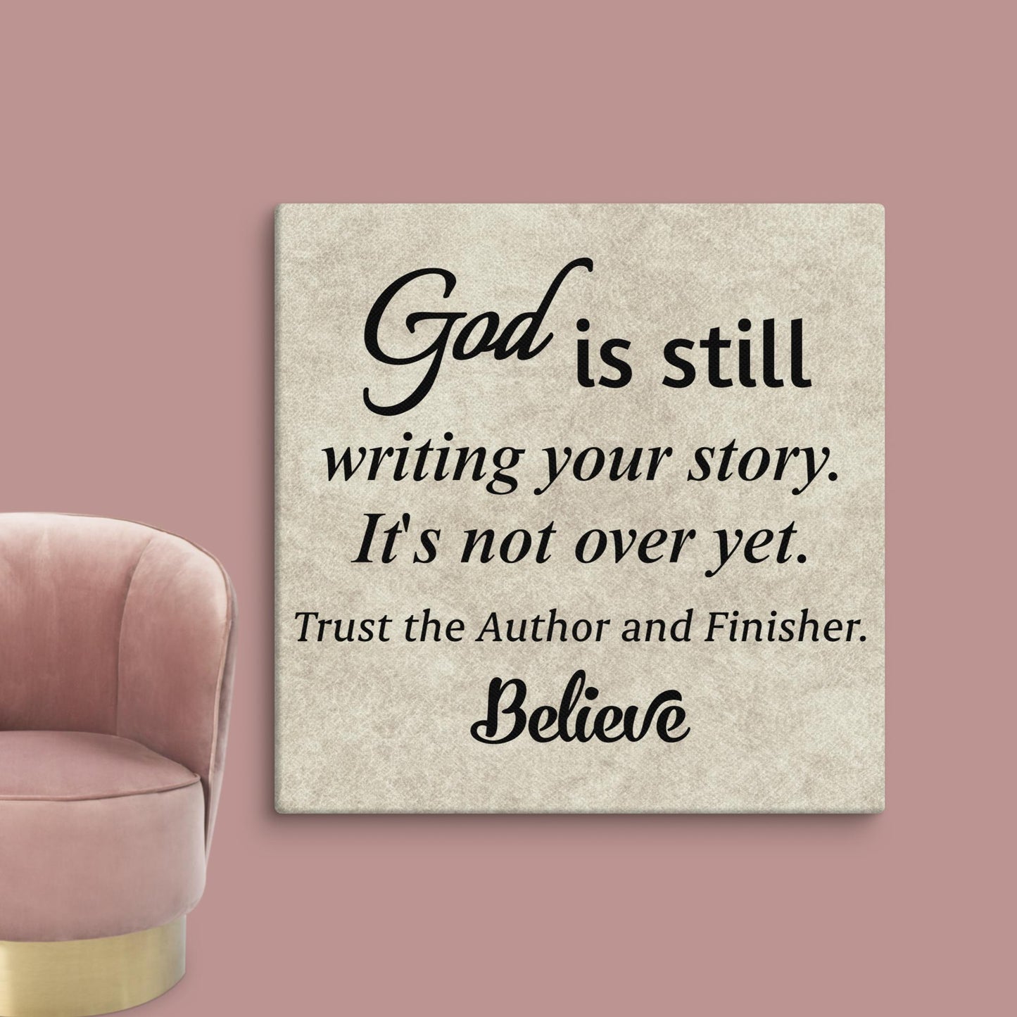 God's Writing Your Story Canvas