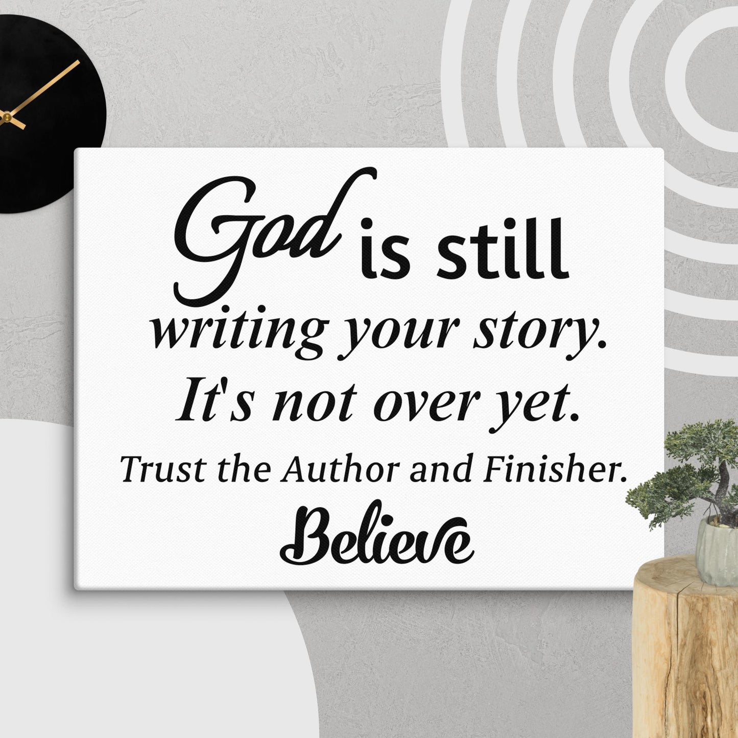 God's Writing Your Story Canvas