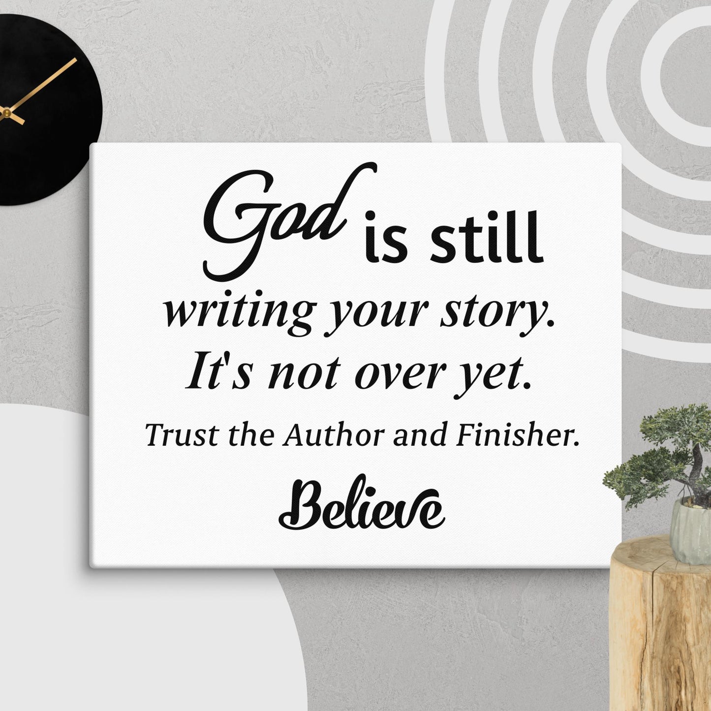 God's Writing Your Story Canvas