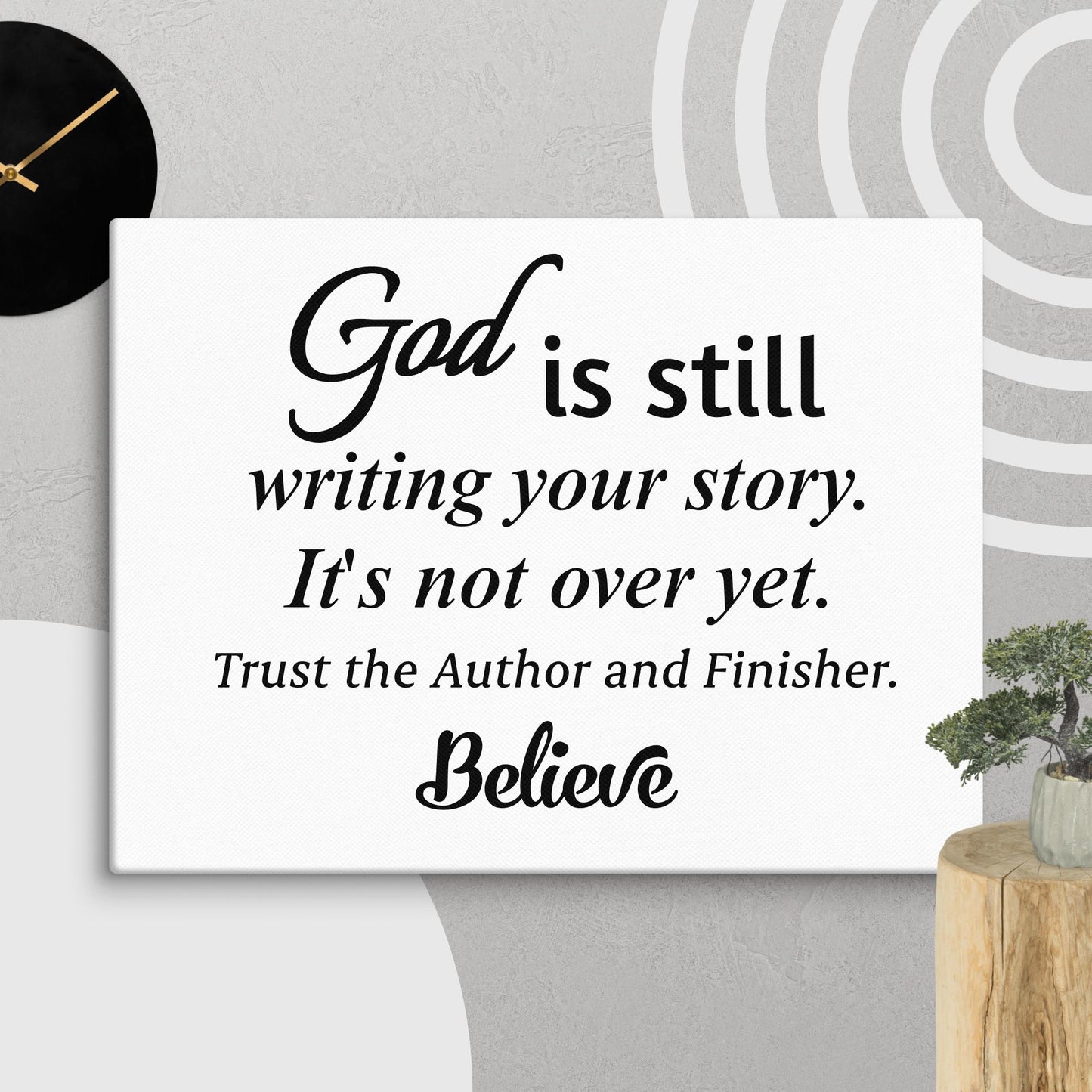 God's Writing Your Story Canvas