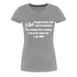 She Fought Women’s Premium T-Shirt - heather gray