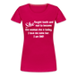 She Fought Women’s Premium T-Shirt - dark pink