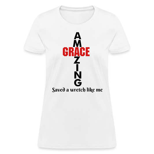 Amazing Grace Women's T-Shirt - white