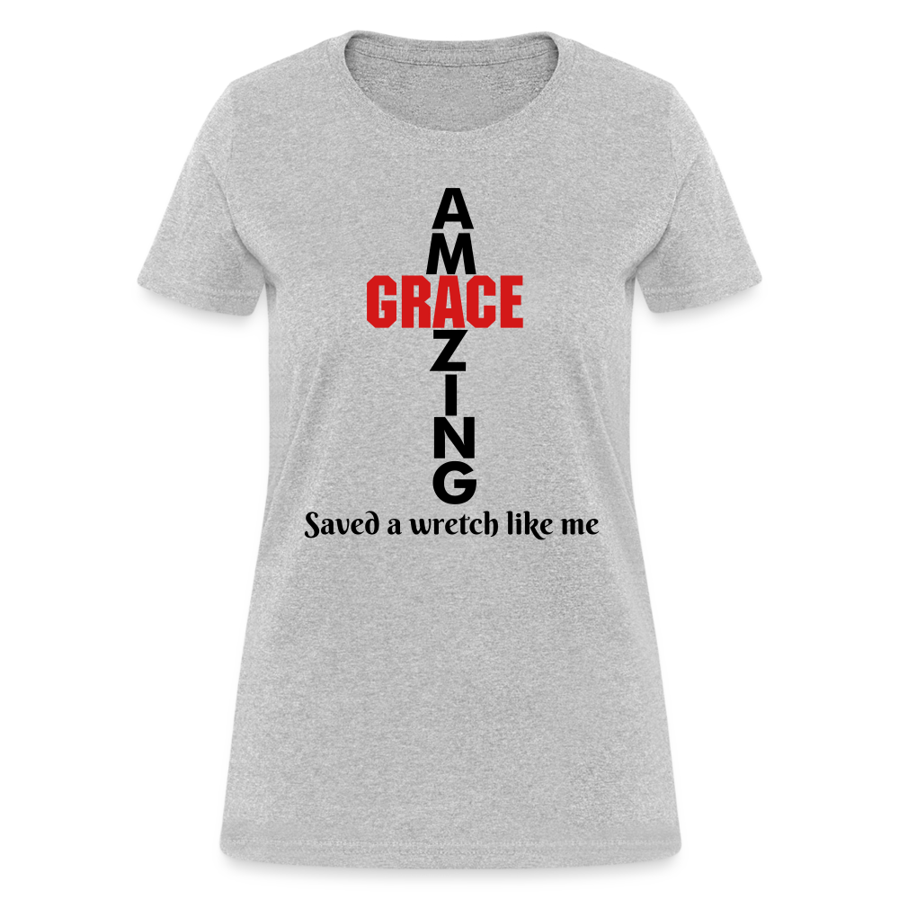 Amazing Grace Women's T-Shirt - heather gray