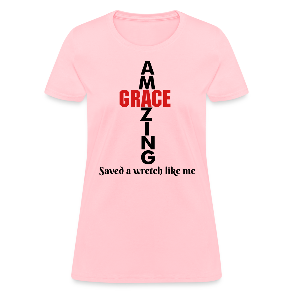 Amazing Grace Women's T-Shirt - pink