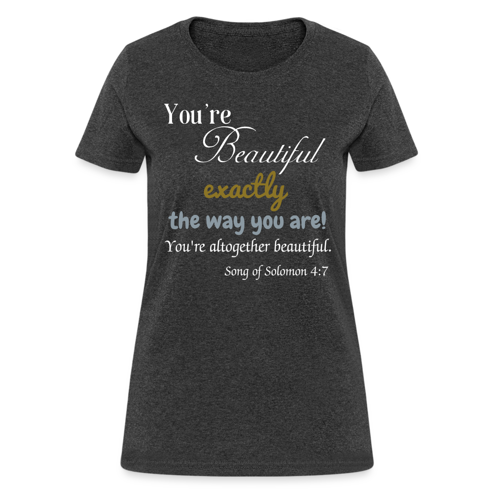 Beautiful Women's T-Shirt - heather black