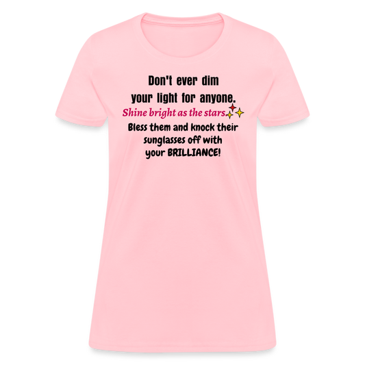 Shine Women's T-Shirt - pink
