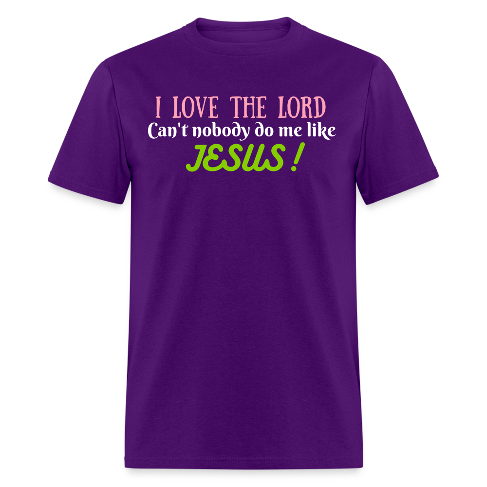 I Love The Lord Unisex Classic T-Shirt - purple