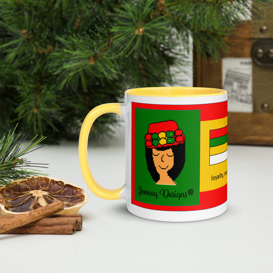 Yellow Heritage Mug with Color Inside