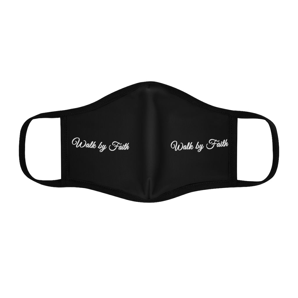 Walk By Faith Fitted Polyester Face Mask
