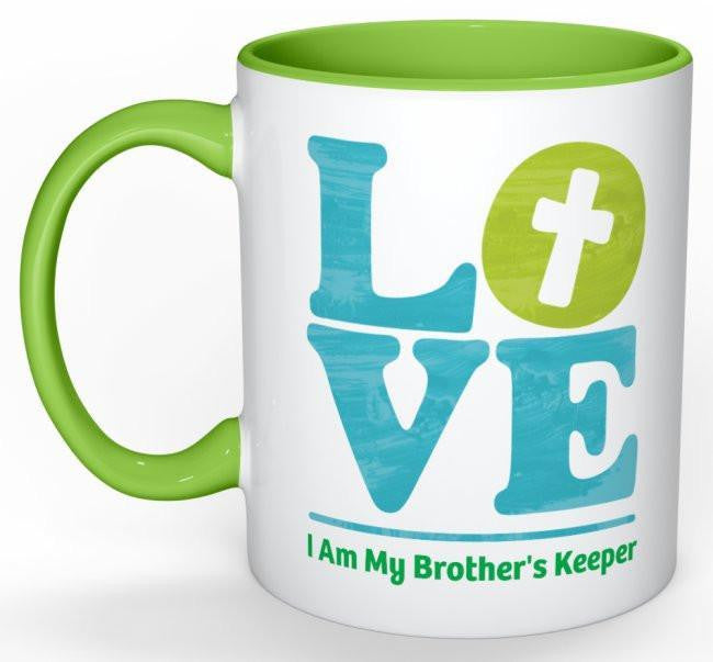 Brother's Keeper Coffee Mug - 11 oz-Coffee Mug-Jonnay Designs, LLC-Jonnay Designs™