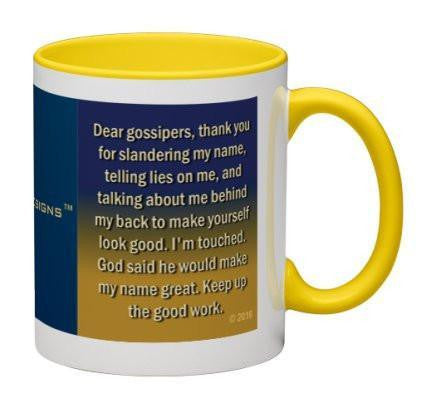 Dear Gossipers Coffee Mug - 11 oz-Coffee Mug-Jonnay Designs, LLC-Jonnay Designs™