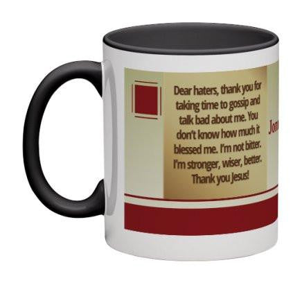 Dear Haters Coffee Mug - 11 oz-Coffee Mug-Jonnay Designs, LLC-Jonnay Designs™