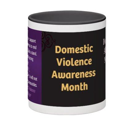 Domestic Violence Awareness Coffee Mug - 11 oz-Coffee Mug-Jonnay Designs, LLC-Jonnay Designs™