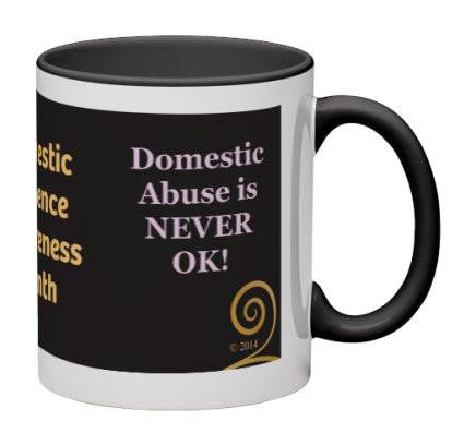 Domestic Violence Awareness Coffee Mug - 11 oz-Coffee Mug-Jonnay Designs, LLC-Jonnay Designs™
