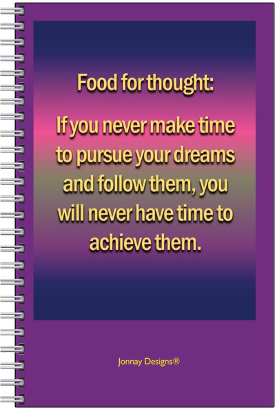Food For Thought Notebook-Notebook-Jonnay Designs LLC-Jonnay Designs™