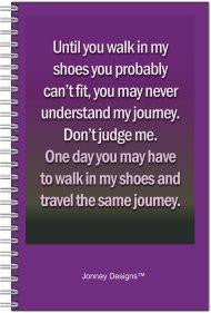 Walk In My Shoes Notebook-Notebook-Jonnay Designs, LLC-Jonnay Designs™