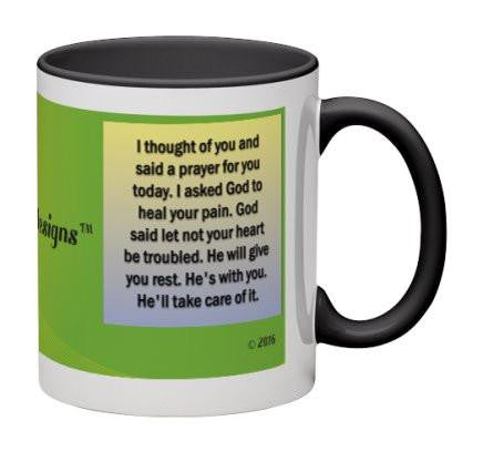 I Thought Of You Coffee Mug - 11 oz-Coffee Mug-Jonnay Designs, LLC-Jonnay Designs™