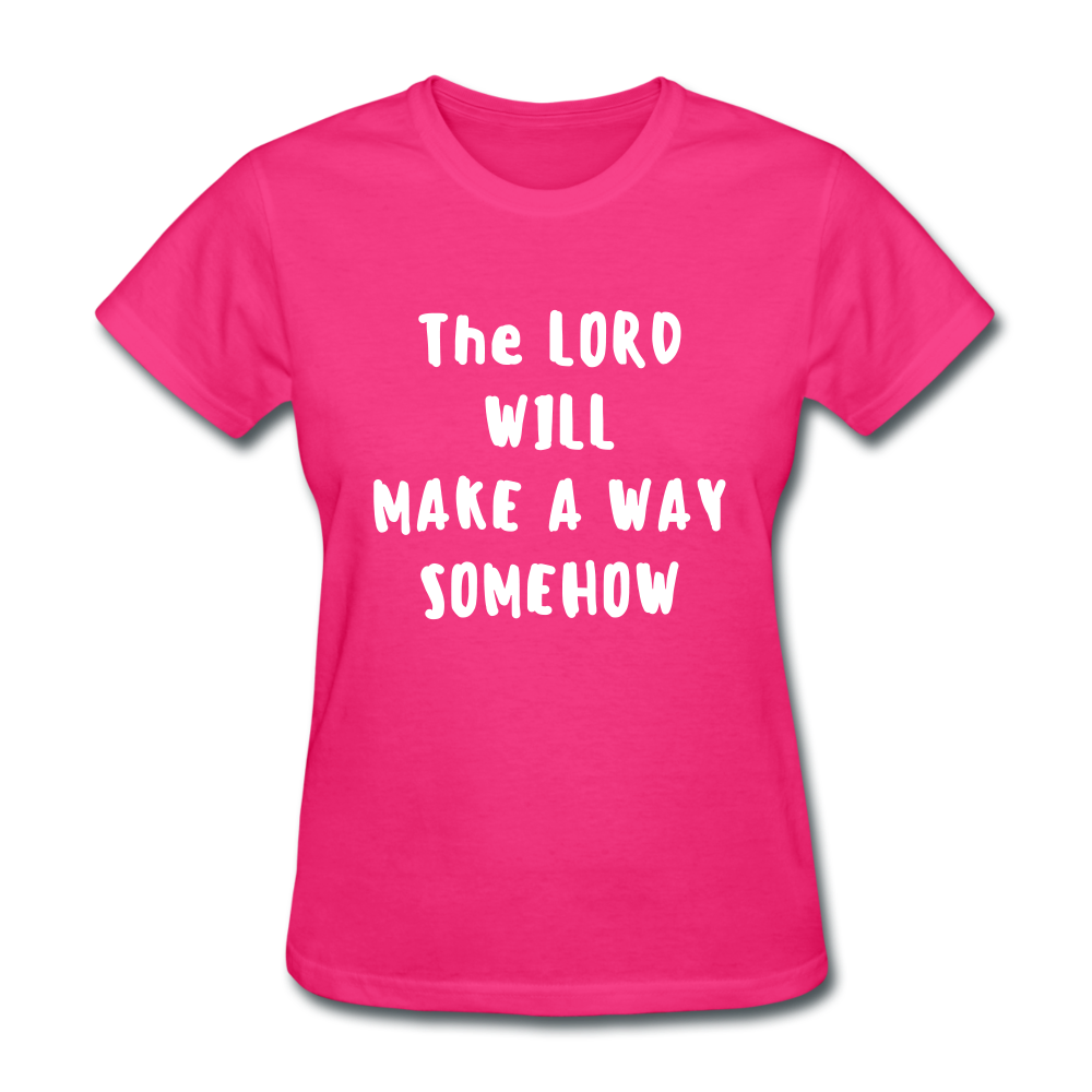 Make A Way Women's T-Shirt - fuchsia