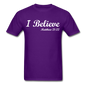 I Believe Unisex Classic T-Shirt - purple