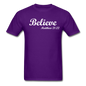 Believe Unisex Classic T-Shirt - purple