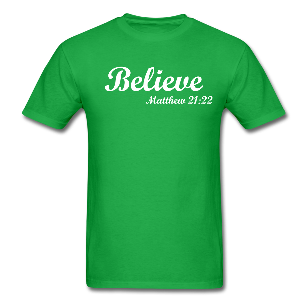 Believe Unisex Classic T-Shirt - bright green