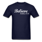 Believe Unisex Classic T-Shirt - navy