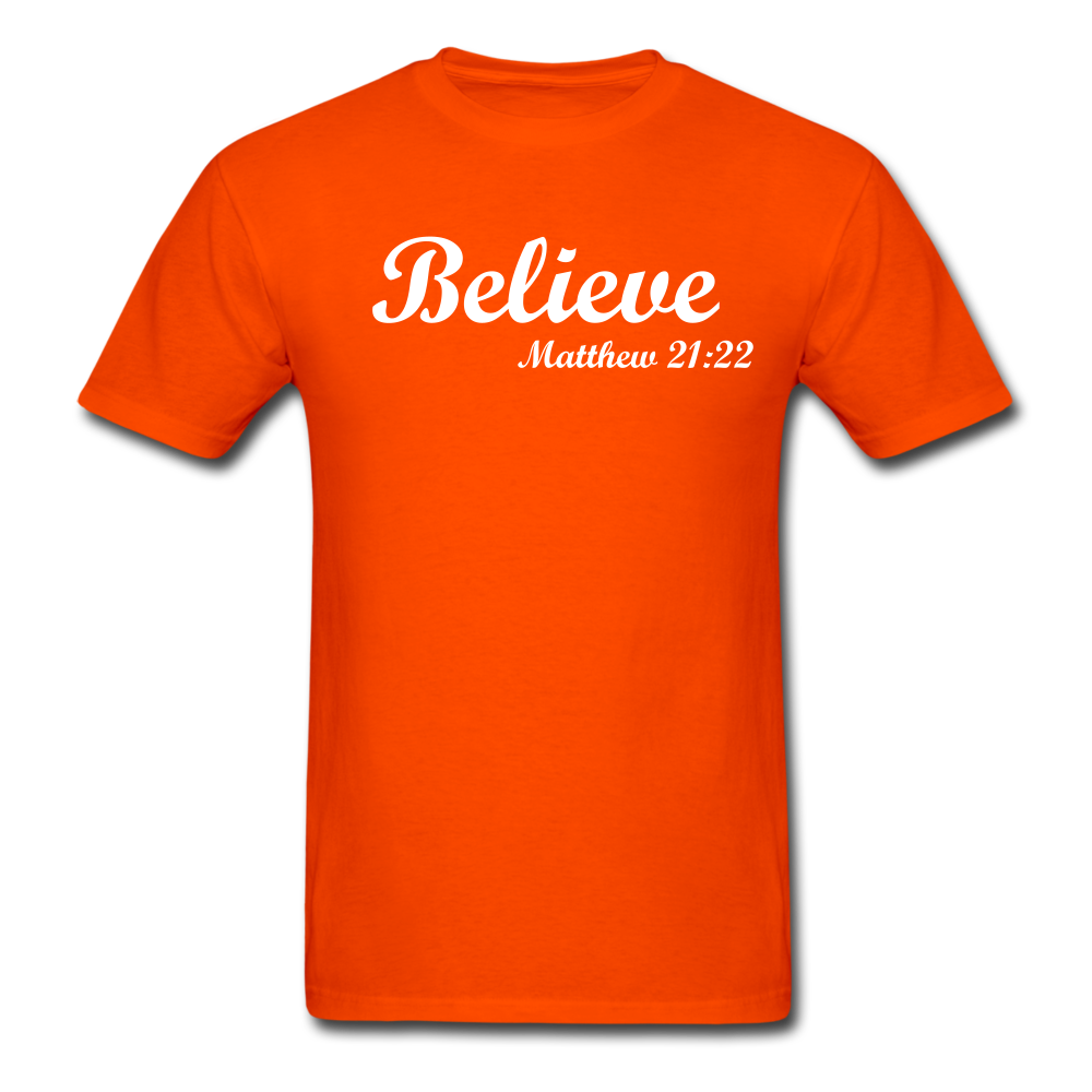 Believe Unisex Classic T-Shirt - orange